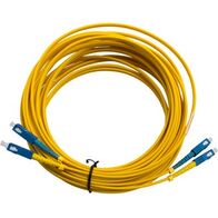 MSS Fibre SC - SC Singlemode 20 Metre Yellow LSZH 3mm Duplex Fibre Patch Lead