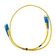 MSS Fibre SC - SC Singlemode 3 Metre Yellow LSZH 3mm Duplex Fibre Patch Lead