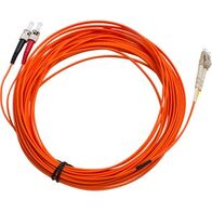 MSS Fibre ST - LC OM1 10 Metre Orange LSZH 2mm Duplex Fibre Patch Lead