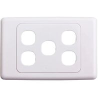 Wall Plate 5 Gang | Durable Design | Easy Installation | Versatile Use by Homeware
