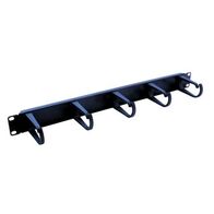 Panel Cable Management R19 1RU | Black Finish | 1RU Capacity | Durable Design by BrandName