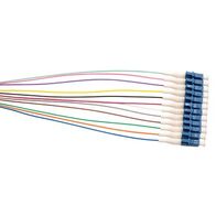 MSS Fibre SM 9um 12-Fibre LC 900um Pigtails - 12 Pack