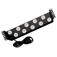 Power Rail Horizontal 10 Way 10AMP | Ideal for Home & Office | Durable Design by Matchmaster