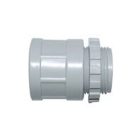 Adapter Plain to Screw Fitting 20mm Grey