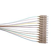 Fibre Pigtails OM4 50um 12-Fibre SC | 900um | High Performance | 12 Pack by MSS