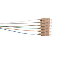 Fibre Pigtails 6-Fibre SC | OM1 62.5um | 900um Jacket | 6 Pack by MSS