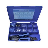 RJ Plug Kit with Crimp Tool & Variety of Connectors | Ideal for Networking | RJ-KIT1 by BrandName