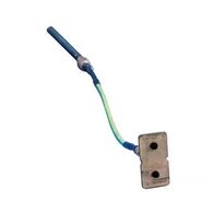 Earthbridge B162, Two Stud, Cable to Solid Round Steel, 70 mm² Stranded, 1,000 mm
