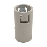 Fitting Adapter Plain to Corrugated PVC 20mm Grey