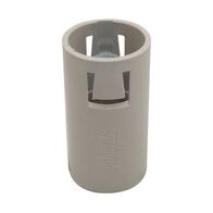Fitting Adapter Plain to Corrugated PVC 25mm Grey