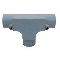 Fitting Inspection Tee PVC 25mm Grey