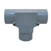Fitting Inspection Tee PVC 40mm Grey