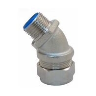 FITTING CLT/CETX 45DEG STRAIGHT FIXED EXTERNAL THREAD STAINLESS STEEL M20