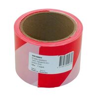 TAPE BARRIER 75MM X 50M RED / WHITE