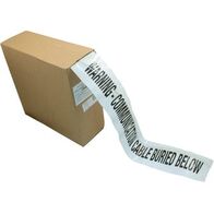 TAPE UNDERGROUND COMMS DETECTABLE 100MM X 250M WHITE