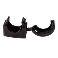 NYLON 66 BLACK CONDUIT CLIP 28MM