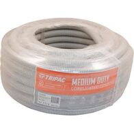 Tripac Medium Duty PVC Corrugated Conduit Grey 20mm X 20m