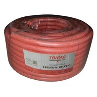 Tripac Heavy Duty PVC Corrugated Conduit Orange 20mm X 50m
