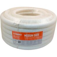 Tripac Medium Duty PVC Communications Corrugated Conduit White 32mm X 25m