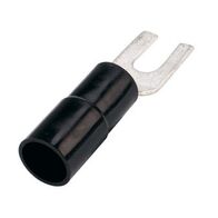 Forked Spade 10mm2-5mm Blk