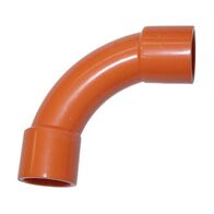 Standard Bend Fitting PVC 25mm Orange