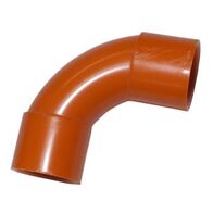 Solid Elbow Fitting PVC 25mm Orange