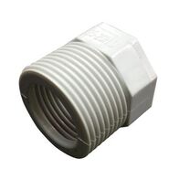 Screwed Reducer Fitting PVC 25-20mm Grey