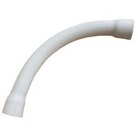 Sweep Bend 90 Degree Fitting 25mm Grey