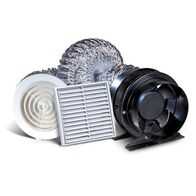 Ventilation Kit ALVA60 | 240V | 35W Power & 91 L/s Airflow | 150mm Duct by Allvent