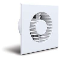 Slim Ceiling Exhaust Fan | 335 m3/h Airflow | Ultra-Flat Design & Quiet Operation | 150mm | White by Allvent
