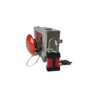 Emergency Stop Pushbutton Station | IP66 Rated | Red Actuator & Chrome Bezel | Eaton