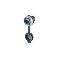RJ45 Bulkhead Connector | Category 5e | Compact Design & Durable Titanium Bezel | Eaton