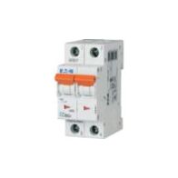 Miniature Circuit Breaker 2 Pole 63A | Tripping Characteristic C | 6 kA Switching Capacity | IP20 by Eaton