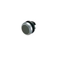 Momentary Pushbutton Switch | Black Button & Titanium Bezel | RMQ-Titan Series by Eaton