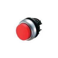 Momentary Pushbutton Switch | Extended Design | Red Color | Titanium Bezel by Eaton