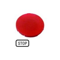 Eaton M22 Red Emergency Stop Button Plate | Compact Design | Durable Construction | Industrial Use by Eaton