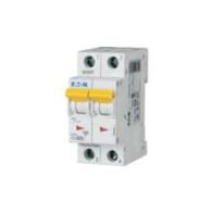 Miniature Circuit Breaker 2 Pole 25A | Tripping Characteristic C | 6 kA Switching Capacity | IP20 by Eaton