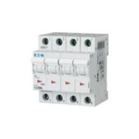 4-Pole Miniature Circuit Breaker 50A | Tripping Characteristic C | 6kA Switching Capacity | IP20 by Eaton