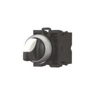 Maintained 3-Position Selector Switch | Thumb-Grip & Titanium Bezel | 2 N/O Contacts | Eaton