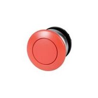 M22 Red Mushroom Push Button | Maintained Actuator | Titanium Bezel | Emergency Stop by Eaton