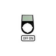 Eaton M22 Accessory Legend Holder | Compact Design | Clear ON/OFF Labeling | M22 Series by Eaton