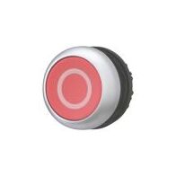 Red Momentary Pushbutton | Flat Design | Titanium Bezel | Compact Size by Eaton