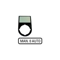 M22 Accessory Legend Holder | Compact Design | Includes MAN 0 AUTO Label by Eaton