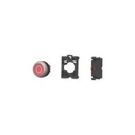 Industrial Control Pushbutton | Red Momentary Design | 1 NC Contact | Titanium Bezel by Eaton