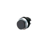 Momentary Pushbutton Switch | Black Actuator & Titanium Bezel | CE Marked by Eaton