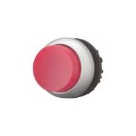 Illuminated Pushbutton Actuator | Red Color | Titanium Bezel | Momentary Design by Eaton