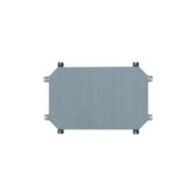 Mounting Plate for CI43 Enclosure | Galvanized Steel | 3 mm Thickness | Includes Fixing Screws by Eaton