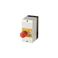 Emergency Stop Enclosure with Mushroom Push-Button | IP65 Rated | Surface Mounting | Plastic by Eaton