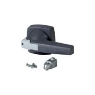 Complete Rotary Handle with Padlock | 10 x 10 mm Shaft | 90° Switching Angle | Gray by Eaton