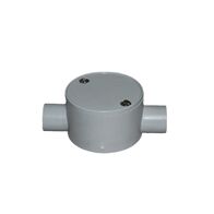 20mm Two Way Shallow Junction Box | Durable Plastic | Compact Design | Electrical Conduit by GTS